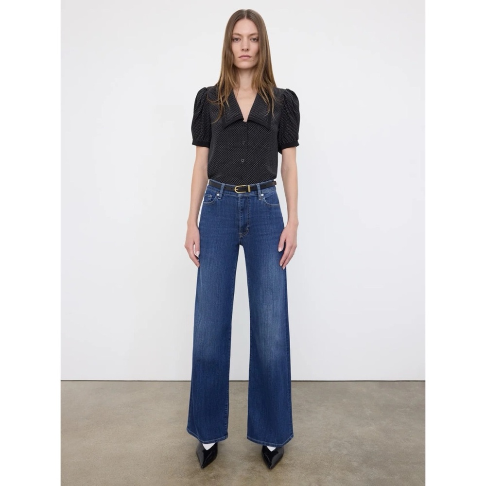 Frame Le Slim Palazzo Jeans Lupine 26